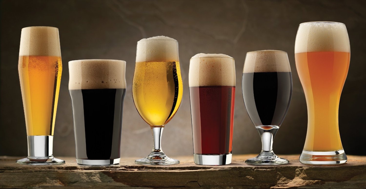 Il bicchiere giusto per ogni stile di birra. Come scegliere e