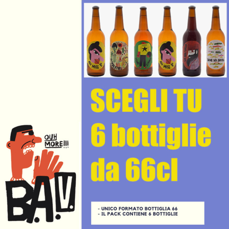 Box Birre Piccole a scelta - 4 bottiglie da 33cl